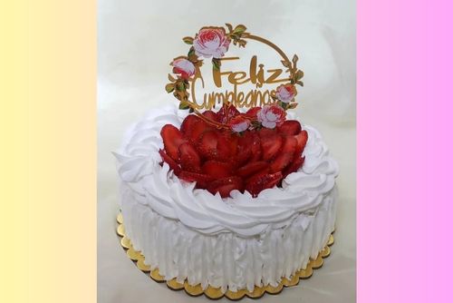Torta de un kilo con fresas